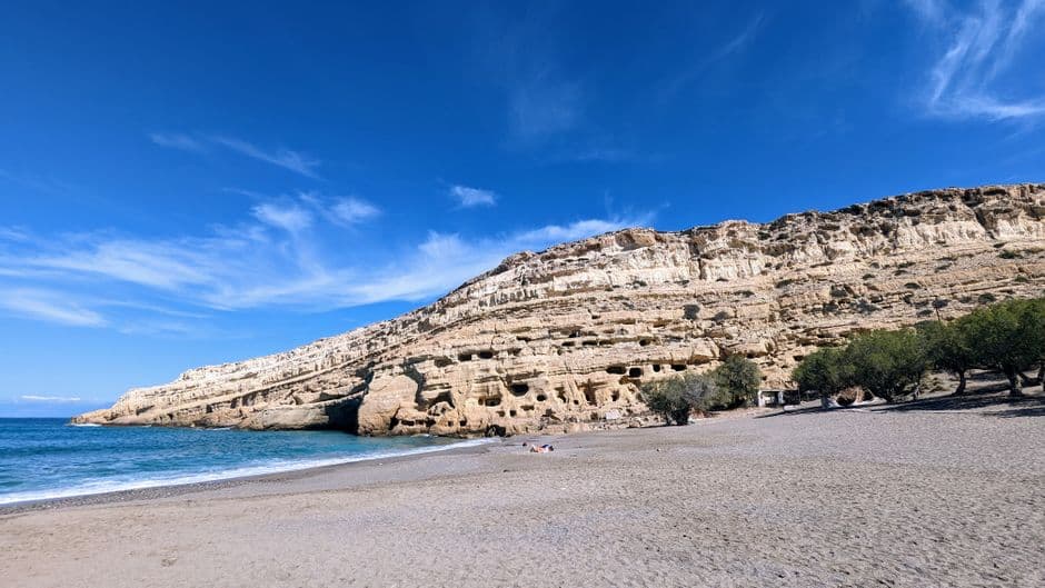 Matala island view