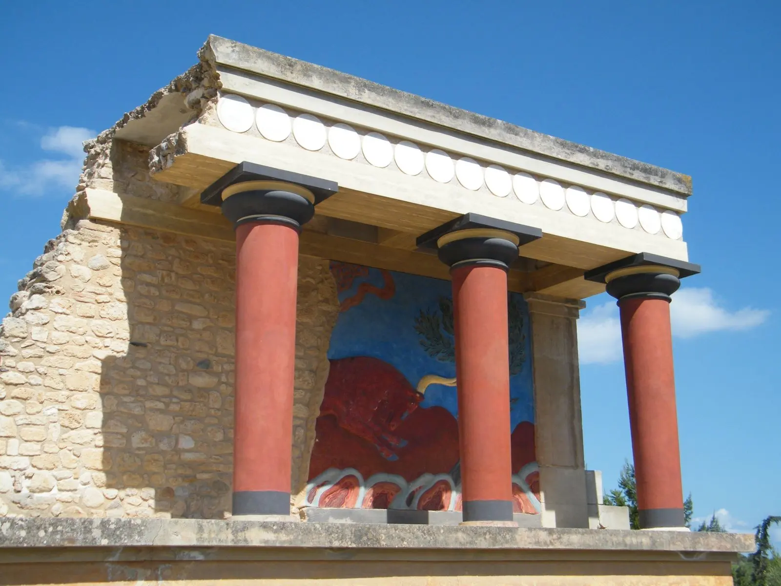 The Palace of Knossos near Heraklion