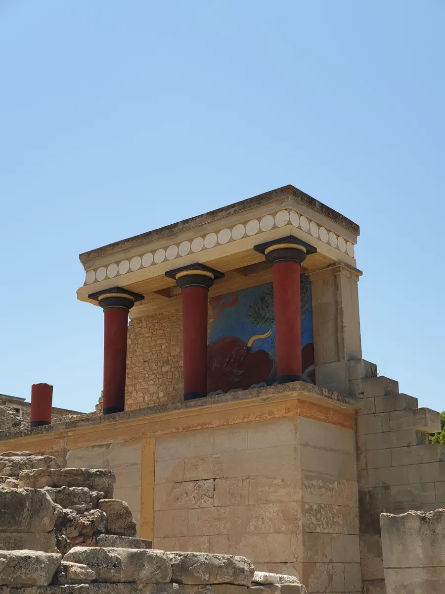 Ruins of the palace of Knossos