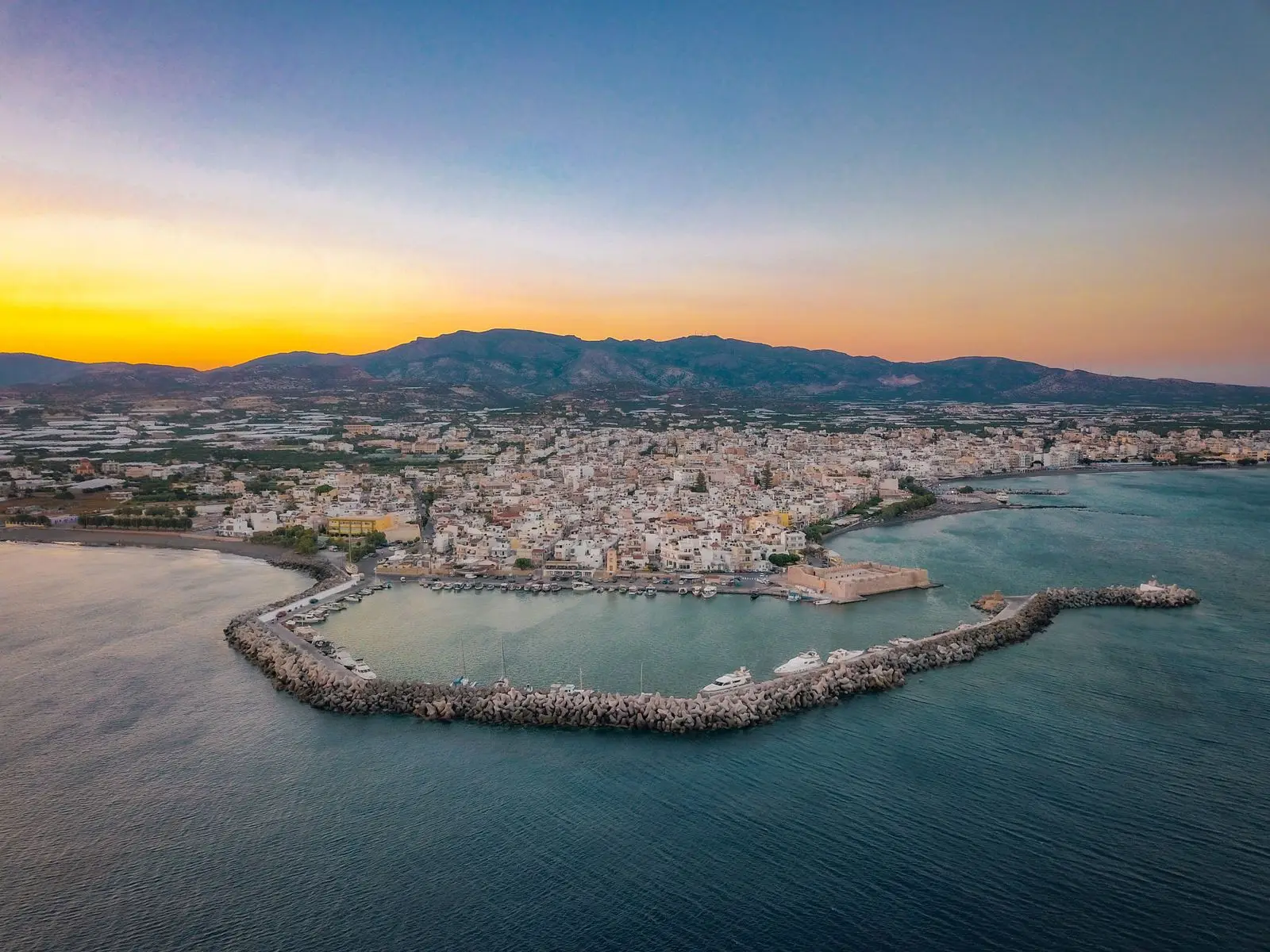 Ierapetra along the south coast