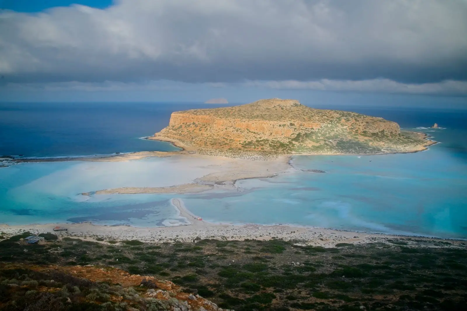 Clouds over Gramvousa island