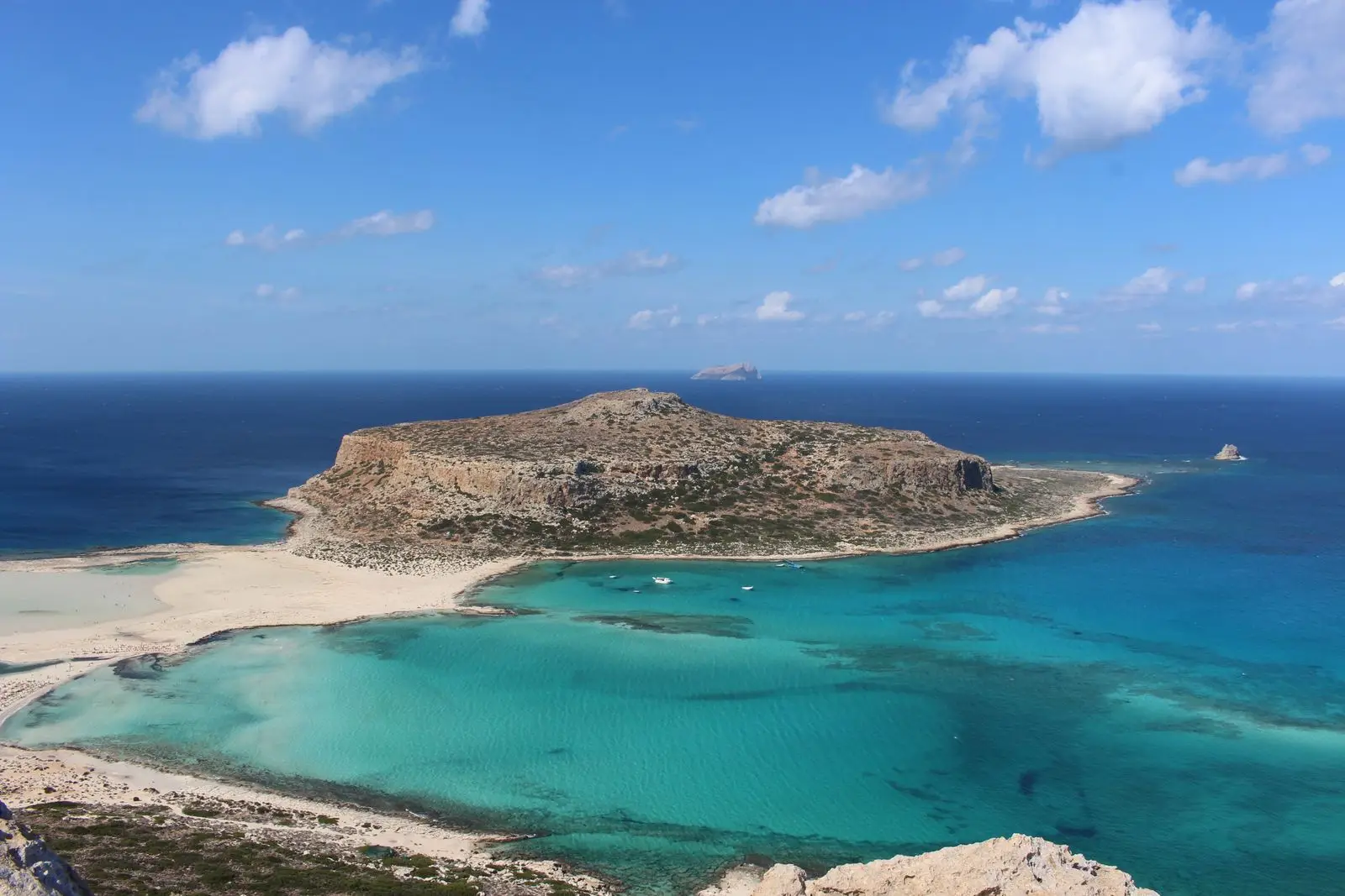 Balos lagoon and the cape