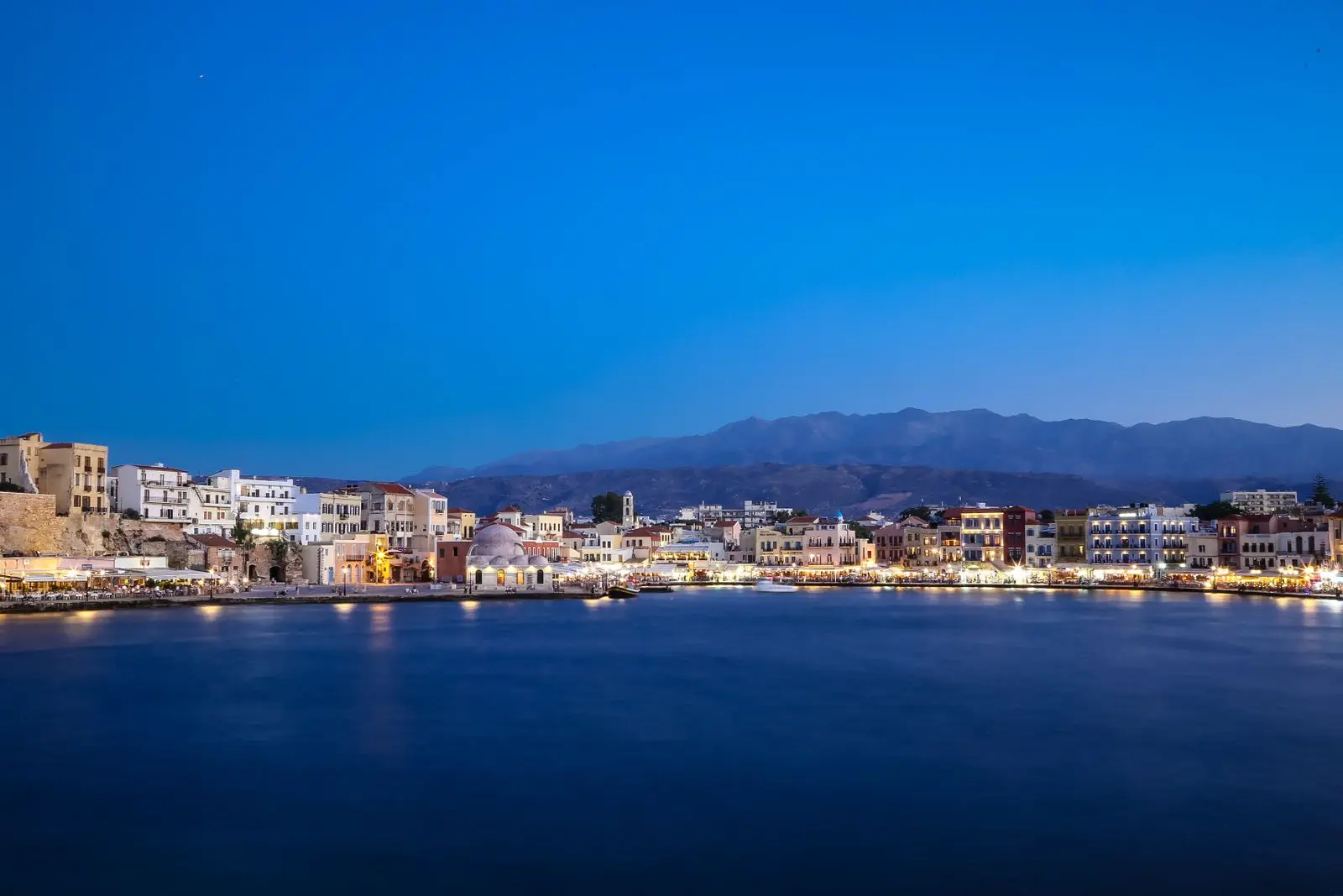 Chania town from the air